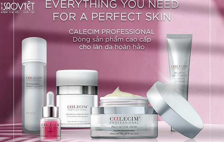 CALECIM Professional – Dòng sản phẩm cao cấp giúp phái đẹp có làn da sáng mịn đầy sức sống