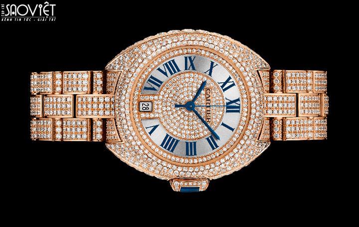 Chiêm ngưỡng 2 siêu phẩm đồng hồ nhà kim hoàn Cartier với hơn 2 ngàn viên kim cương lần đầu tiên có mặt tại Việt Nam