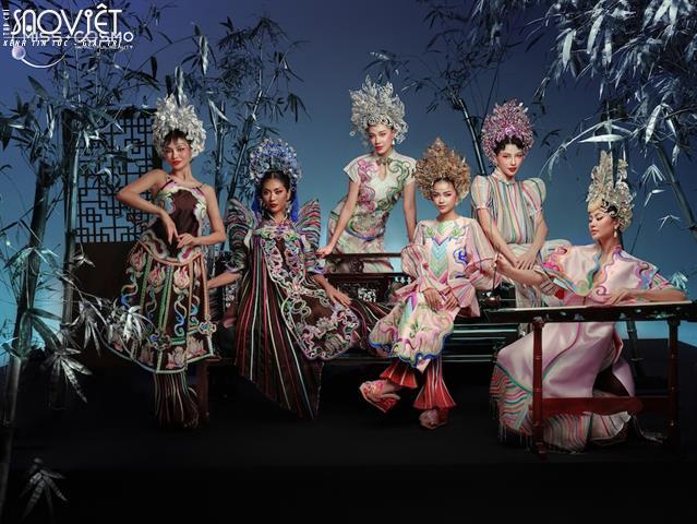 Gia đình Miss Cosmo tung bộ ảnh đón Tết 2025 độc đáo