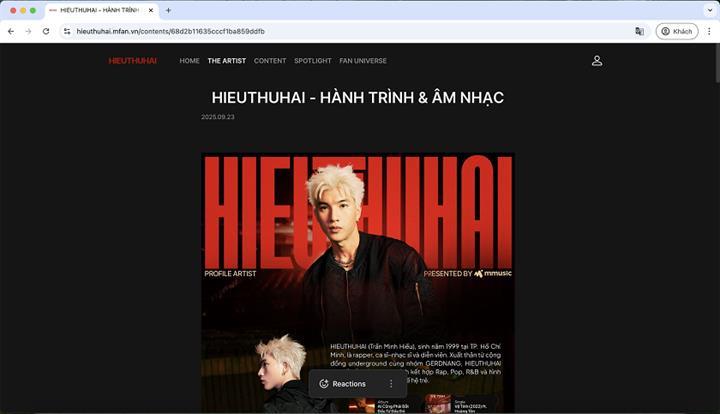 HIEUTHUHAI Tuổi 26: Dấu ấn đặc biệt với “Ngôi Nhà Chung Chính Thức” cho Fandom SUNDAYs