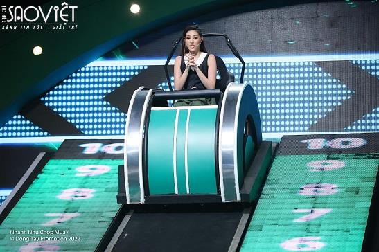 Hoa hậu Khánh Vân thử sức lần nữa với Nhanh như chớp