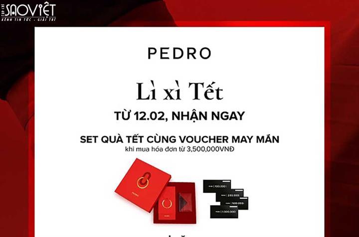 Mua sắm thả ga, nhận ngay “LÌ XÌ TẾT” cực chất từ PEDRO