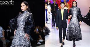 Á hậu Hoàng Hạnh thần thái rạng ngời làm vedette kết show