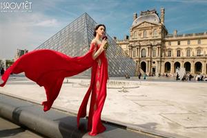 Bùi Quỳnh Hoa – quý cô Paris mong manh trong trang phục của NTK Ngô Nhật Huy