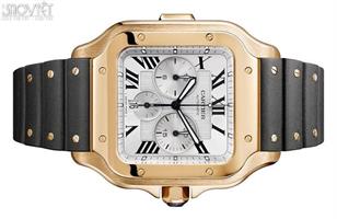 Di sản hàng không độc đáo trong BST đồng hồ Santos De Cartier 2019