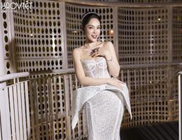 Dương Cẩm Lynh diện áo cưới Mai Davika từng mặc, thần thái ra sao?