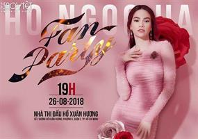 Hồ Ngọc Hà tổ chức Fan Party miễn phí lớn nhất từ trước đến nay