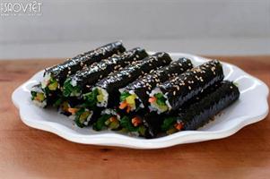 Kimbap mini nhanh gọn