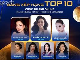 Lộ diện Top 10 thí sinh cuộc thi Miss Cosmo Vietnam 2025 online