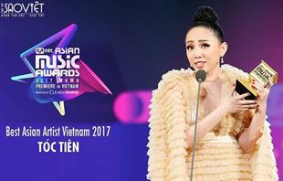 Tóc Tiên được vinh danh nghệ sĩ châu Á xuất sắc nhất Việt Nam tại MAMA 2017