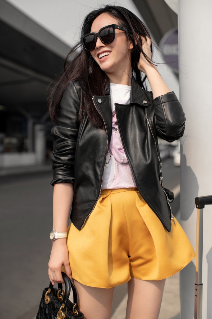 dien style san bay mai thanh ha dep khong kem gi sao han