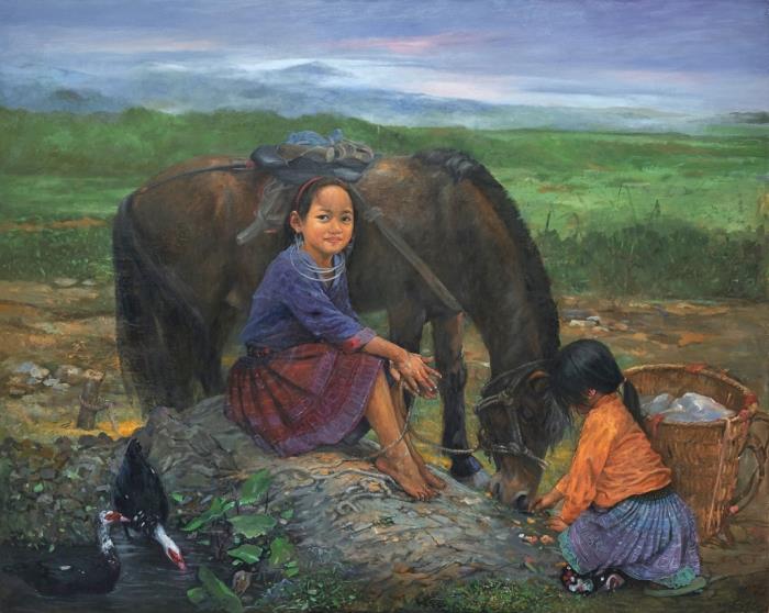 Du hành trở về tuổi thơ qua tranh triển lãm 'Tuổi thơ như thế' du hanh tro ve tuoi tho qua tranh trien lam tuoi tho nhu the