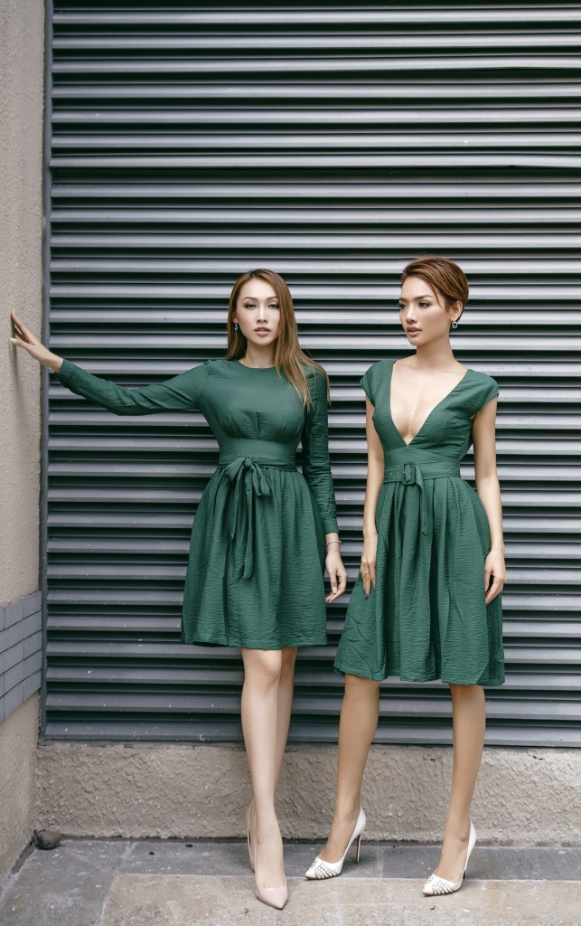 to uyen khanh ngoc va cu ngoc quy hoa chi em xinh dep