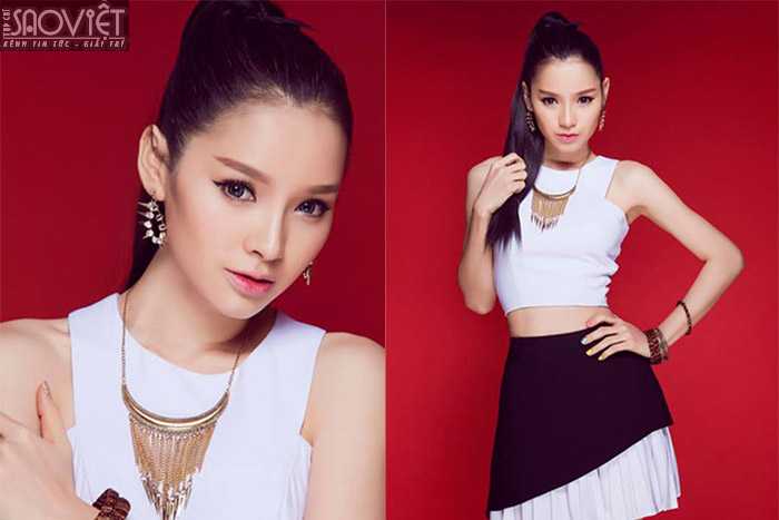 Phương Trinh Jolie khoe gu thời trang nữ tính