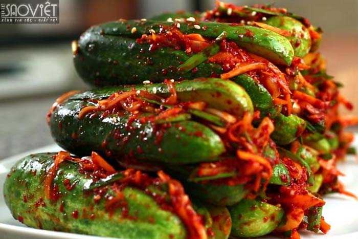 Cách muối kim chi dưa chuột ngon mà lạ, khá là ngon